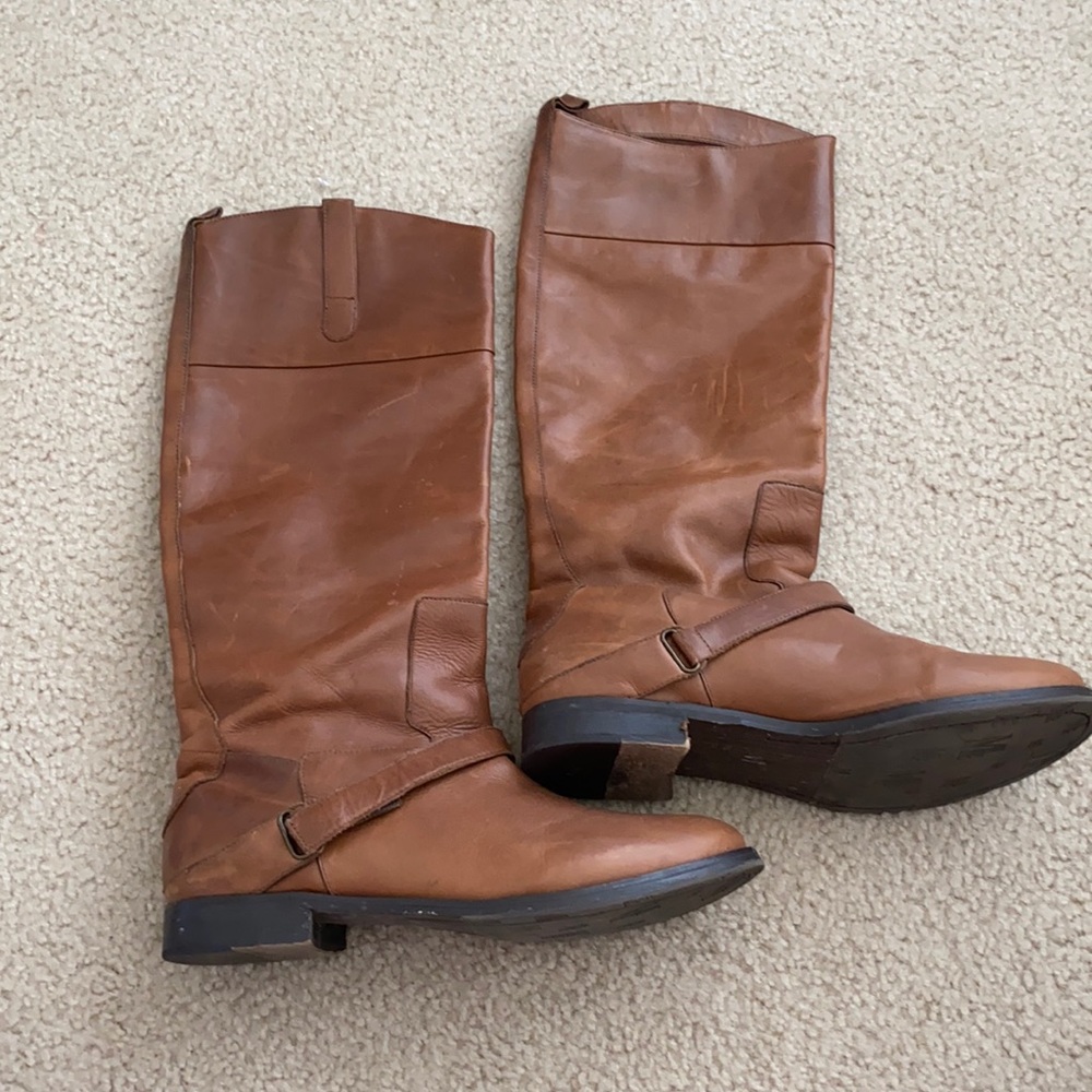 MLE by Mia limited edition Women’s knee high tan riding boots